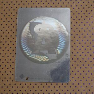 L.A. Angels Holo Sticker Baseball Card